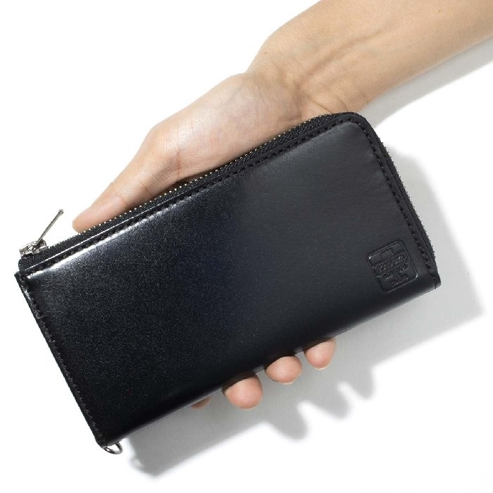 8899 L ZIP コンパクトウォレット ブラック｜ウォレット・革小物｜の