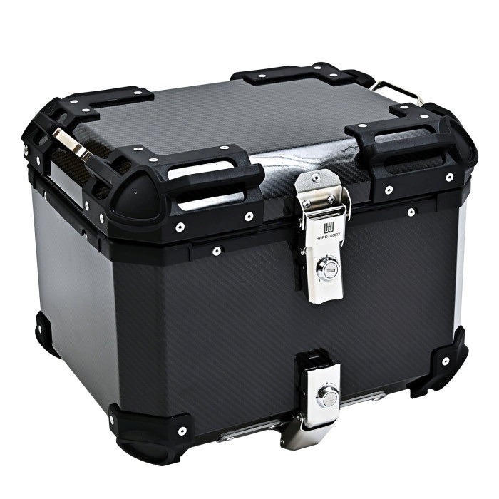【未使用】 カーボンテーブルトップ ケースセット カーボントップケース 45L HX45C｜リアボックス・トップケース｜の通販