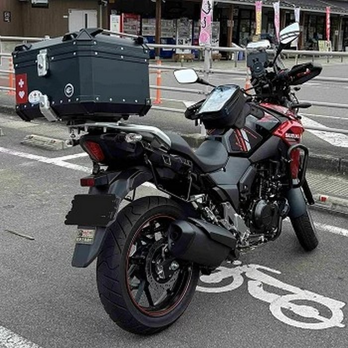 トップケース Q5 アルミ55L ブラック｜リアボックス・トップケース｜の