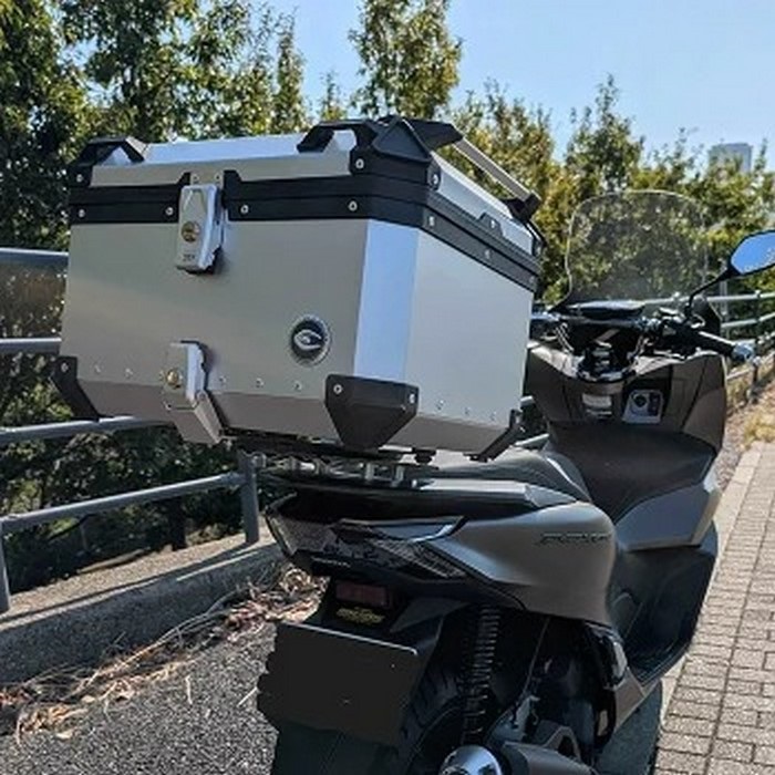 トップケース Q5 アルミ55L シルバー｜リアボックス・トップケース｜の