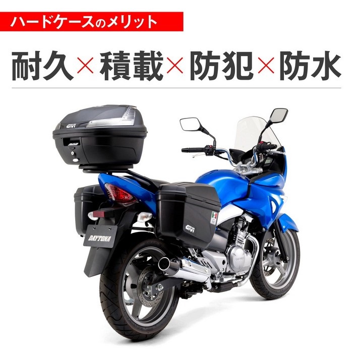 GIVI B37NT BLADE TECH未塗装ブラック B37NT BLADE TECH未塗装ブラック 37L｜リアボックス・トップ