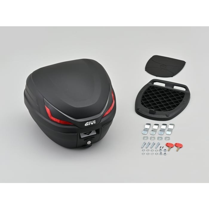 B27NX モノロックケース 未塗装ブラック 27L トップケース｜リア