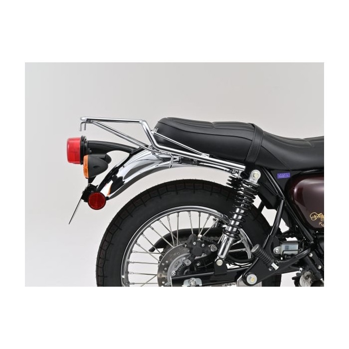 クロームメッキ バイクフレームガード クラシックキャリア W230 