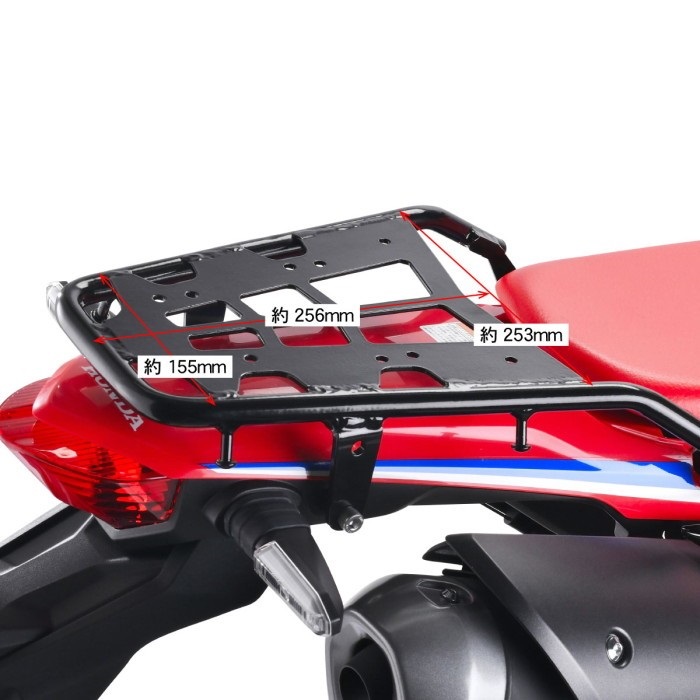 DRC　ツーリングキャリア　CRF250L,CRF250ラリー（MD47）用 ツーリングキャリア ブラック CRF250L (MD47)21-24｜キャリア