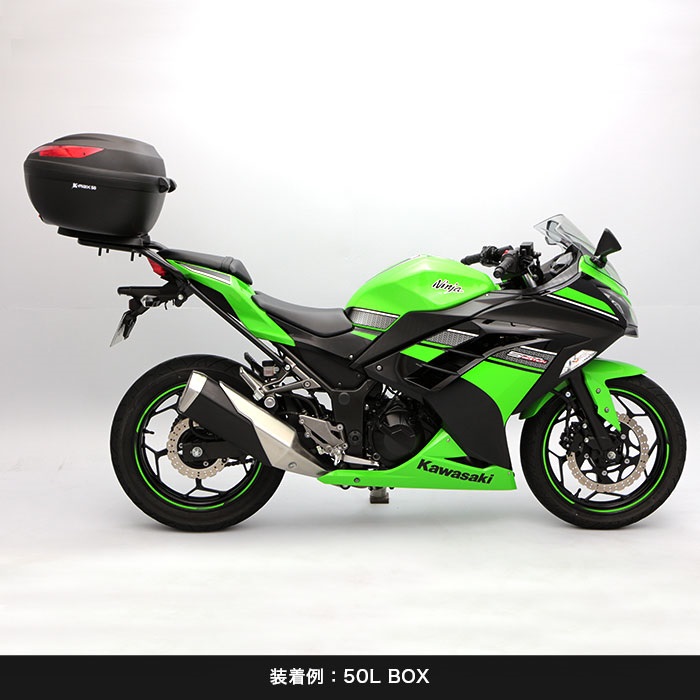 タンデムグリップ付きリアキャリア Ninja250 Ninja400 Z250 Z400 タンデムグリップ付きキャリア