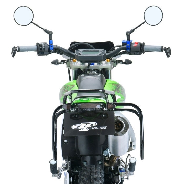 サイドバッグサポート ブラック KLX230 20-23｜バッグサポート