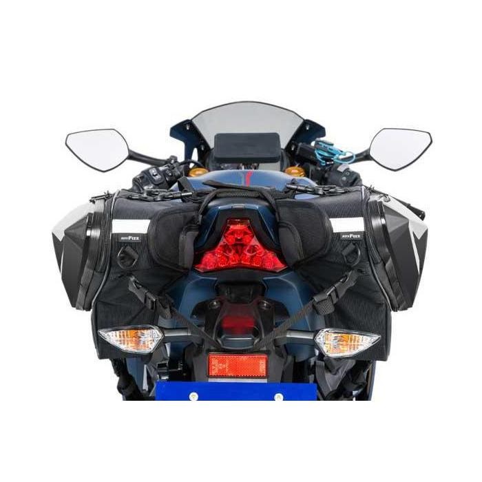 タナックス サイドボックス 合計32L カービングシェルケース 静穏 シルバー