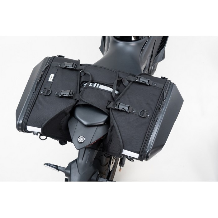 MOTOFIZZ】カービングシェルケース2 32L(片側16L)｜サイドバッグ