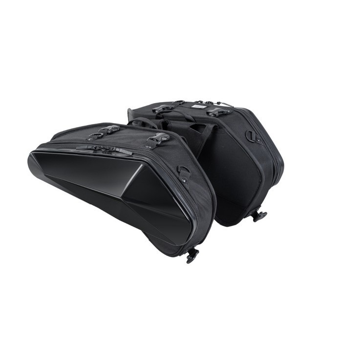 MOTOFIZZ】カービングシェルケース2 SS 20L(片側10L)｜サイドバッグ