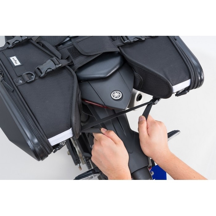 MOTOFIZZ】カービングシェルケース2 SS 20L(片側10L)｜サイドバッグ