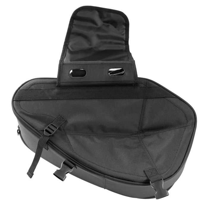 SA-254 モールデットサドルバッグ 【Black】｜サイドバッグ