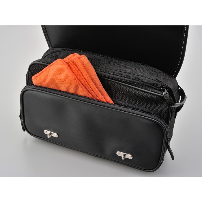 DHS-1 サドルバッグ 9L プレーン / ブラック｜サイドバッグ・サドル