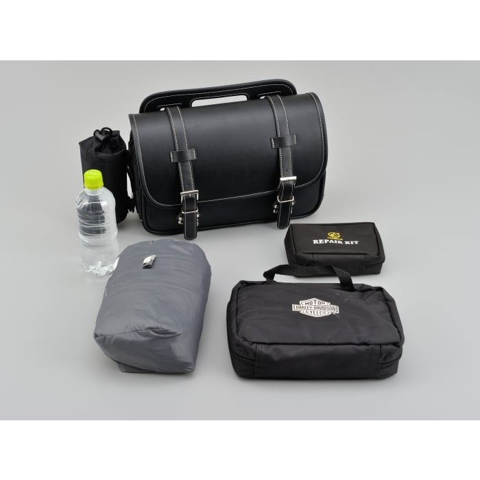 DHS-1 サドルバッグ 9L プレーン / ブラック｜サイドバッグ・サドル