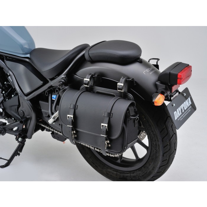 DHS-1 サドルバッグ 9L プレーン / ブラック｜サイドバッグ・サドル