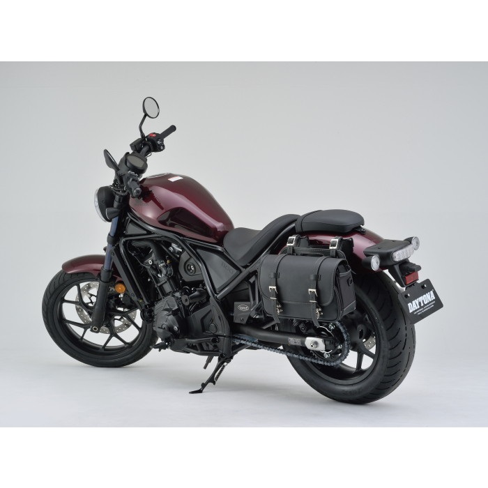 DHS-1 サドルバッグ 9L プレーン / ブラック｜サイドバッグ・サドル