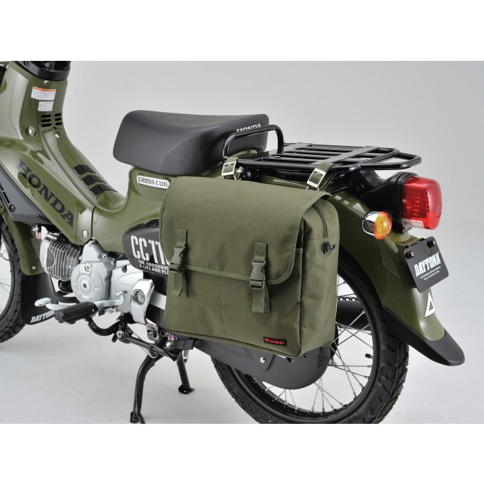 DHS-10 サドルバッグMIL 15L グリーン｜サイドバッグ・サドルバッグ