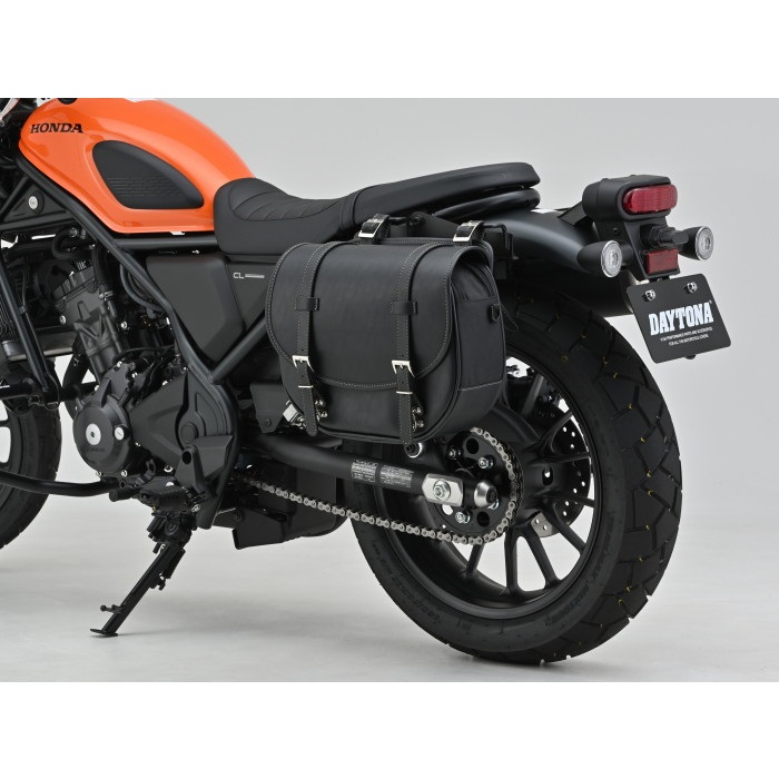 DHS-29 サドルバッグ 10L ラウンドプレーン｜サイドバッグ・サドル