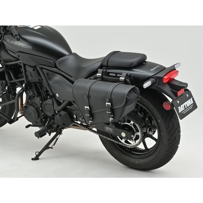 DHS-38 サドルバッグ 11L スラッシャー ブラック 左側用｜サイドバッグ