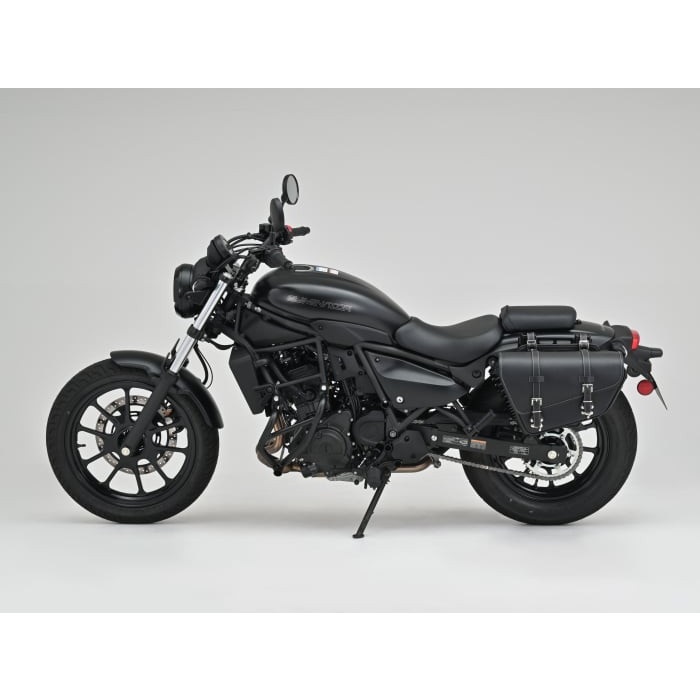 DHS-38 サドルバッグ 11L スラッシャー ブラック 左側用｜サイドバッグ