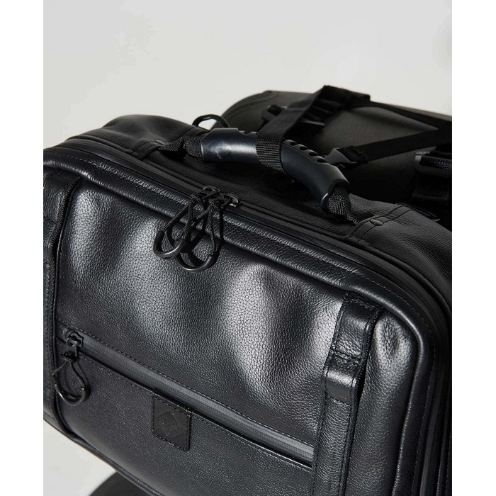 【直営・関税送料込】Aventure ナッパレザー製 バッグ 8487 HF LAB/SADDLE TRUNK サドルバッグ ブラック｜バックパック