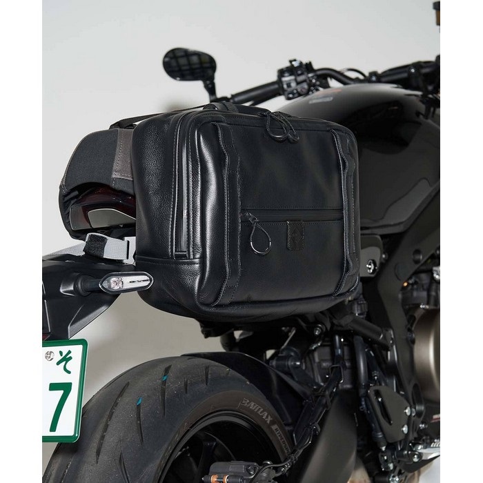 8487 HF LAB/SADDLE TRUNK サドルバッグ ブラック｜バックパック