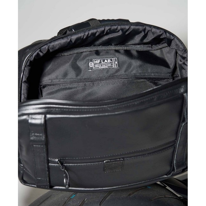 8487 HF LAB/SADDLE TRUNK サドルバッグ ブラック｜バックパック