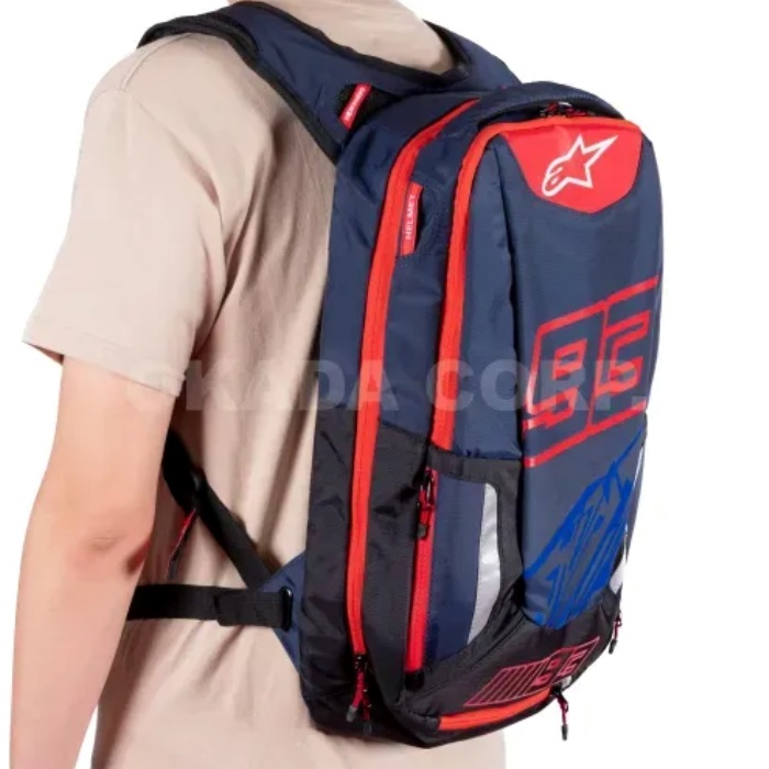 MM93 JEREZ v2 BACKPACK 7137 NIGHT NAVY BRIGHT RED SODALITE BLUE