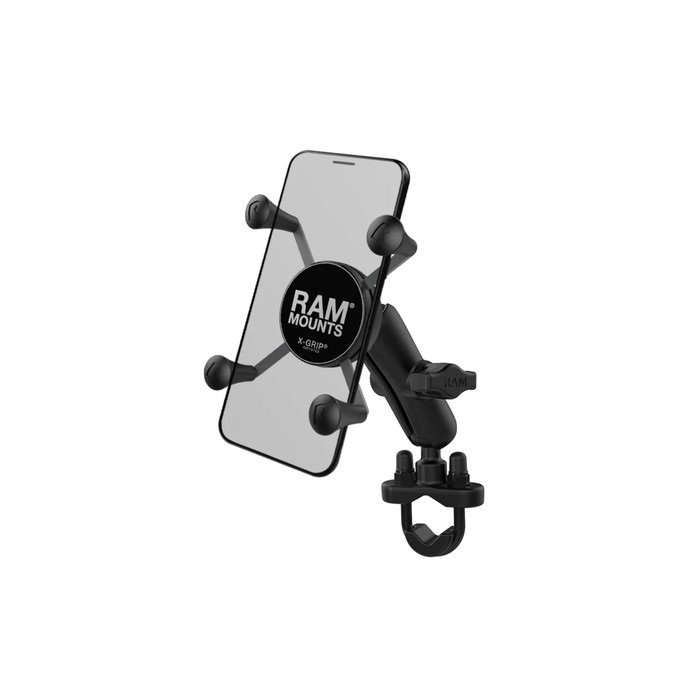 ラムマウント U字Xグリップセット スマートフォン用テザー付 (P054