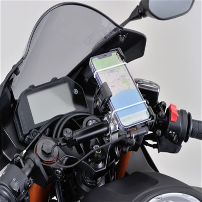 マルチバーUSB電源5V2.1A □ステムクランプタイプ <ショート