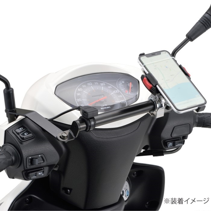 マルチマウントバー FE アドレス125 18-20｜スマホホルダー・マウント