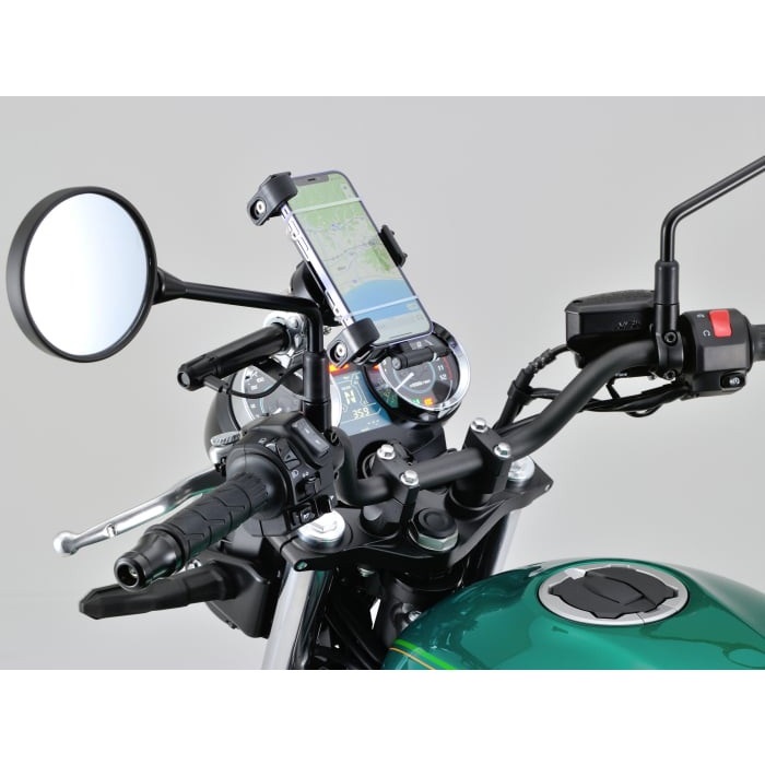 マルチバーUSB電源 Type-C ミラークランプタイプ｜スマホホルダー