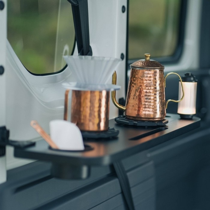 ホンダ N-VAN用 自作ラゲッジテーブル ブラック ラゲッジカフェテーブル N-VAN ブラック｜キャンプ用品｜の通販なら