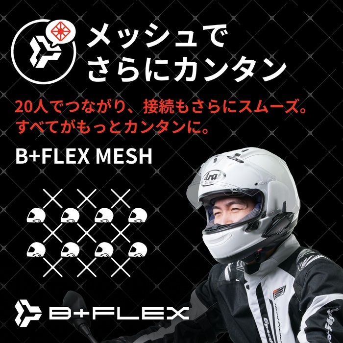 B+COM 7X EVO シングルユニット｜インカム｜の通販なら、オートバイ