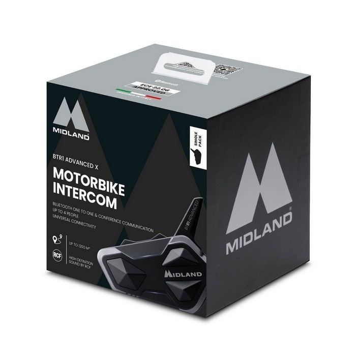MIDLAND BT R1 ADVANCED Advanced シングルパック BT R1 Advanced X シングルパック｜インカム｜の通販なら、オートバイ