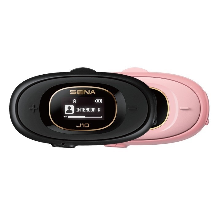 J10-01 バイク用 Bluetooth インターコム シングルパック Pink
