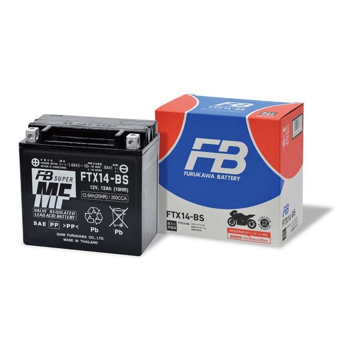 在庫限り】 FTX14-BS 制御弁式 (VRLA) バッテリー FTシリーズ【液入り 