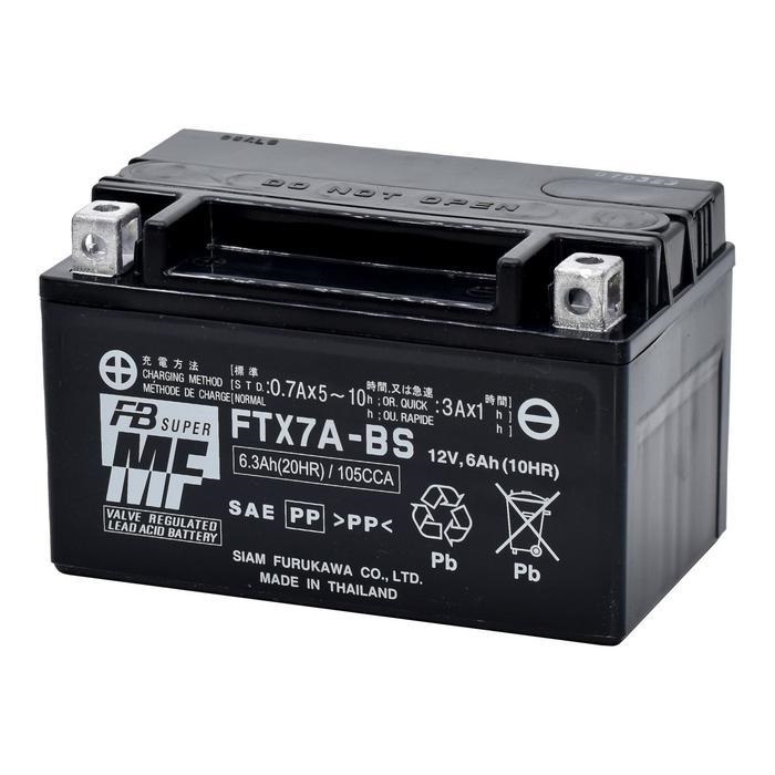 FTX7A-BS 制御弁式 (VRLA) バッテリー FTシリーズ【液入り充電済