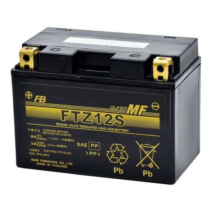 FTZ12S 制御弁式 (VRLA) バッテリー Unleashシリーズ【液入り