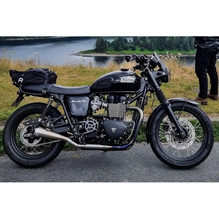 スプロケットカバー ブラック 空冷 T100 02-15 Scrambler 06-15