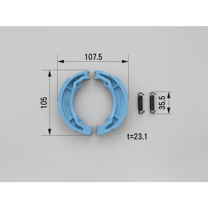 プロブレーキシュー アドレスV125 / G 05-09 / アドレスV100 91-04