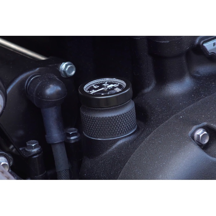 Motone Customs モートーンカスタムズ 油温計 オイルフィラーキャップ