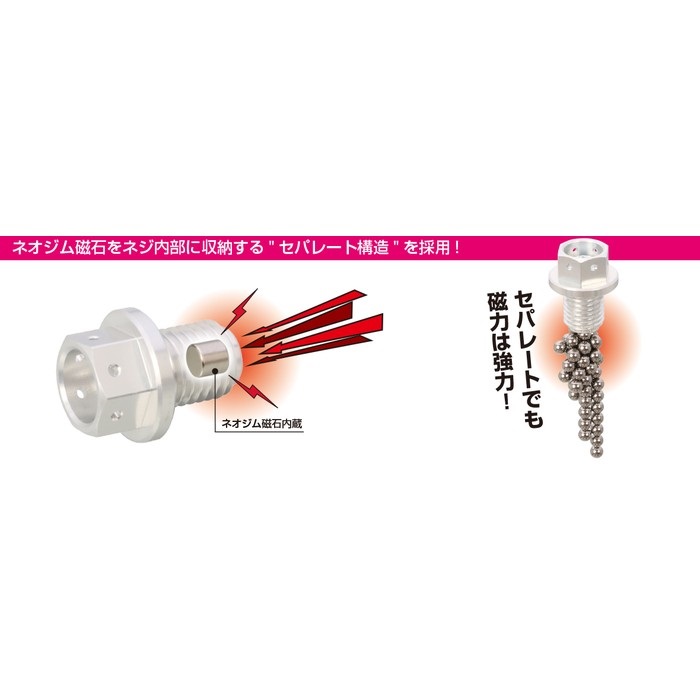 マグドレンボルト MD-1(M12/SL) ホンダ4STミニ系・シグナスX・KSR110