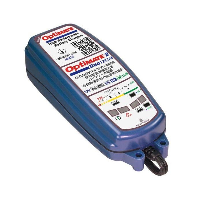 OptiMate2 DUO (オプティメイト2 デュオ) バッテリー充電器