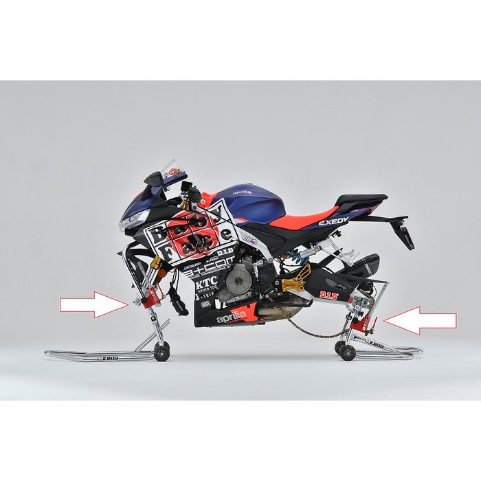 JT-R99AL アルミ製アクスルシャフトホルダー レッド｜スタンド関連