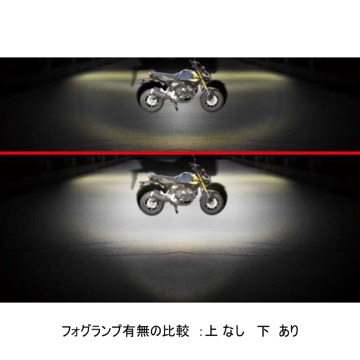 CT125 SP武川 LEDフォグランプキット(カットライン/10W/2個入