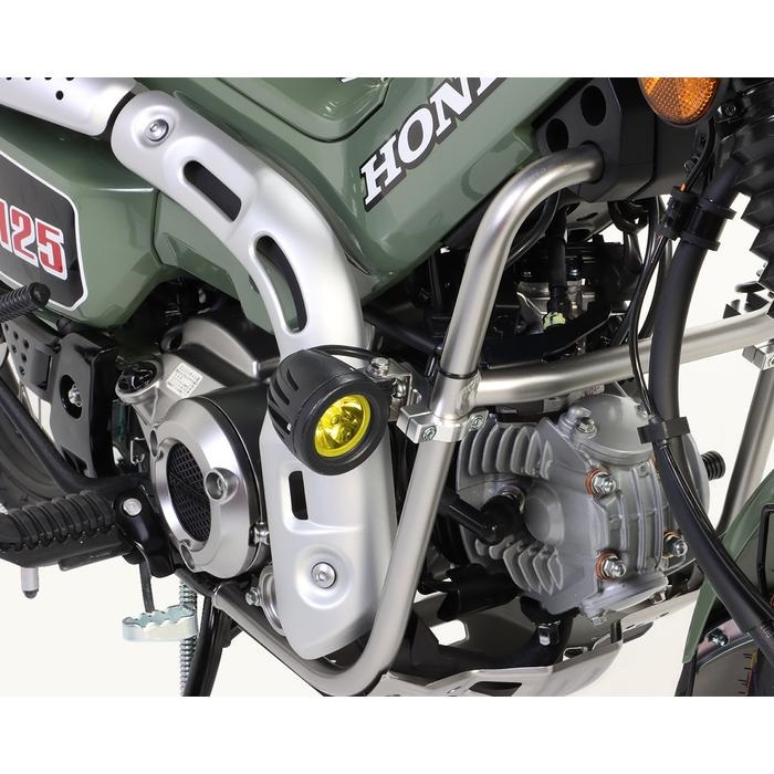 KITACO フォグランプキット(イエロー) CT125用　JA55/65 LEDシャトルビームKIT CT125 ハンターカブ(アンダーパイプ装着タイプ