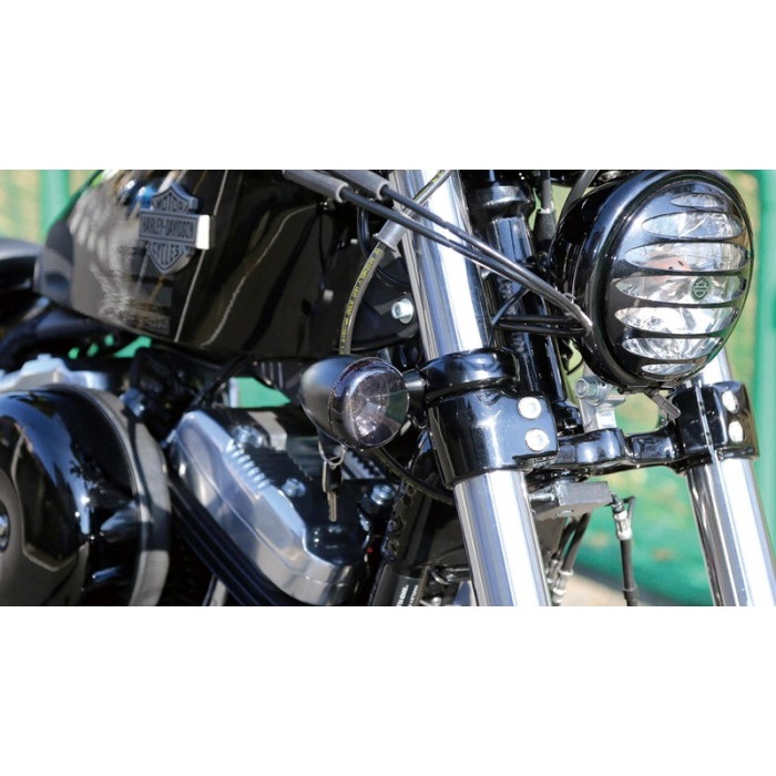 ビレットフロントウインカーステー／フォーククランプ XL1200X 16 