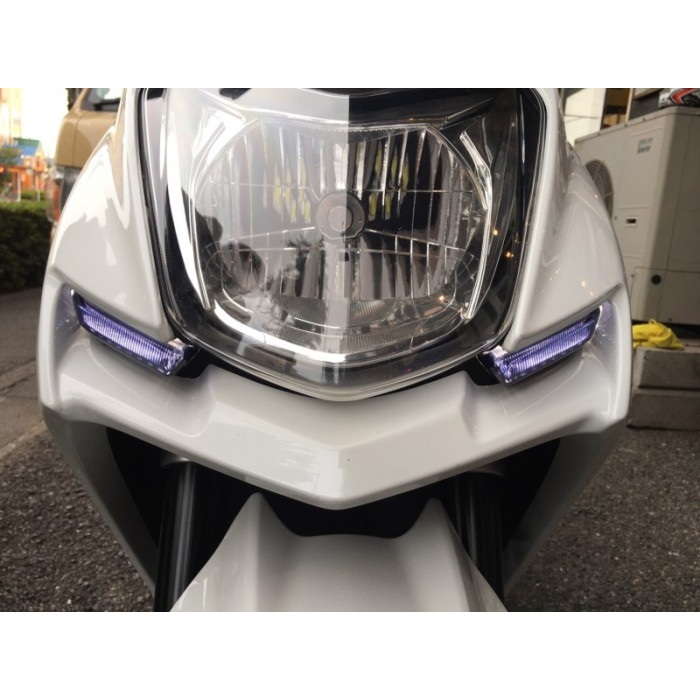 デイライトカバー【スモーク】シグナスX【4型】｜ウインカー関連パーツ 