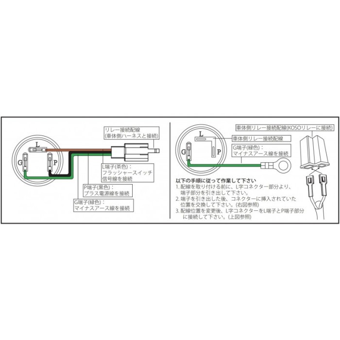 汎用マルチフラッシャーリレー 【KOSO】 集中タイプ LED【ウインカー