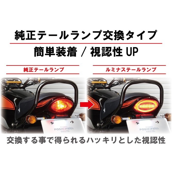 ルミナスLEDテールランプユニットZ900RS(2018-2025)Z900RS CAFE(2018